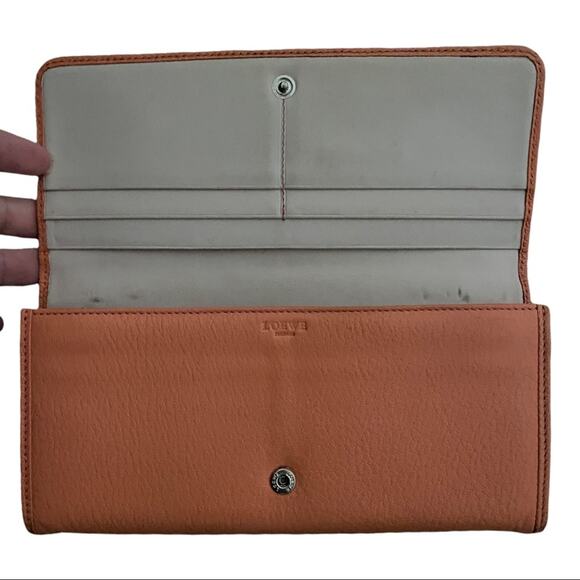 Loewe Anagram Long Bifold Leather Wallet - Picture 6 of 8